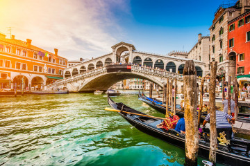 Venice Bridge, Venetian Riviera, Holiday to Italy