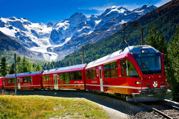 Holidays to Lake Como and  the Bernina Express Railway Mistral Holidays